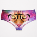 Horn Pantie - Galaxy Nerdy Caticorn (6-10 UK Size) - Kukubird-UK