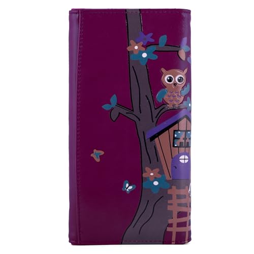 Kukubird Large Purse Owl's in Tree - Purple