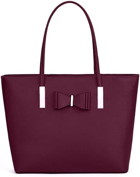 Large Bowtie Tote Bag Handbag Shoulder Bag School
