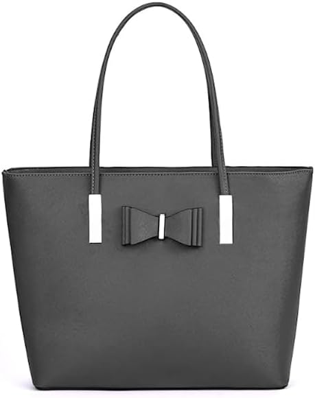 Large Bowtie Tote Bag Handbag Shoulder Bag School