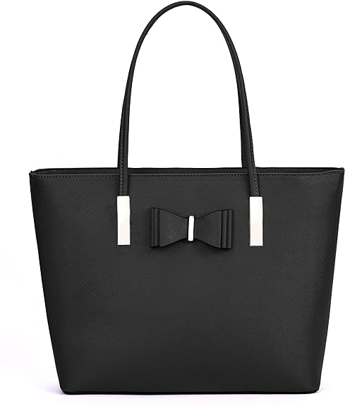 Large Bowtie Tote Bag Handbag Shoulder Bag School