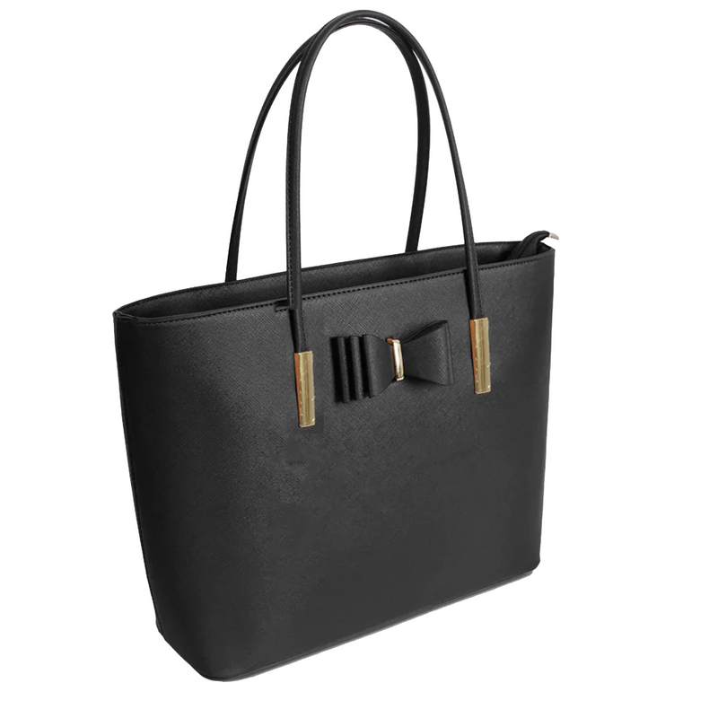 Large Bowtie Tote Bag Handbag Shoulder Bag School