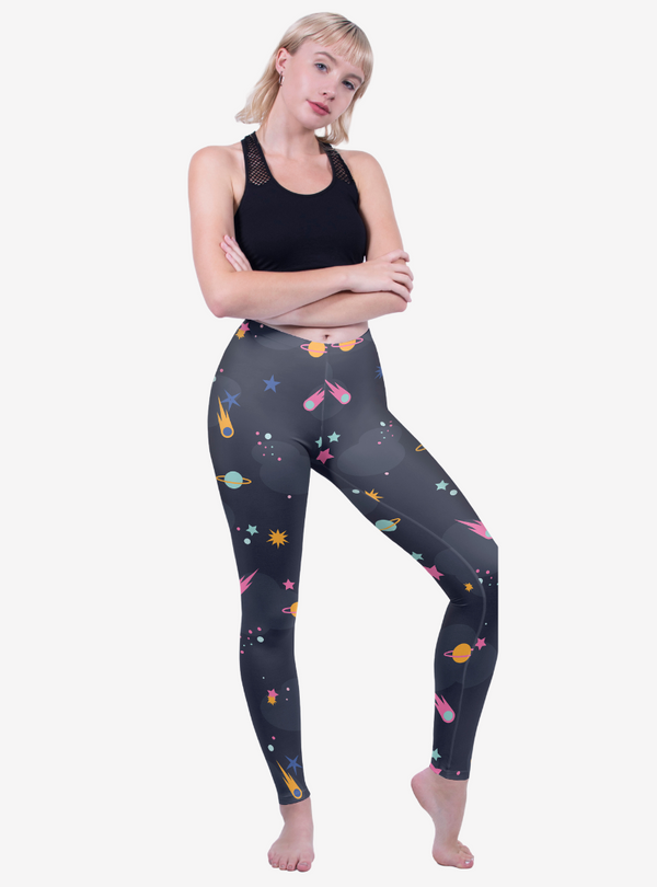 Regular Leggings (8-12 UK Size) - Bright Night