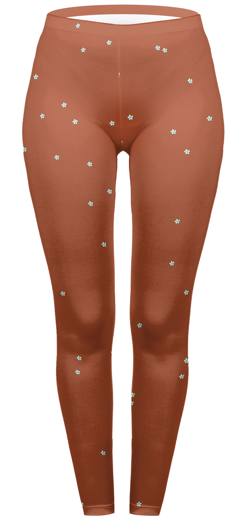 Regular Leggings (8-12 UK Size) - Small Flowers