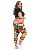 Highwaisted Leggings (10-16 UK Size) - Pugmas - Kukubird-UK