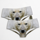 Ear Pantie - Polar Bear (6-10 UK Size) - Kukubird-UK