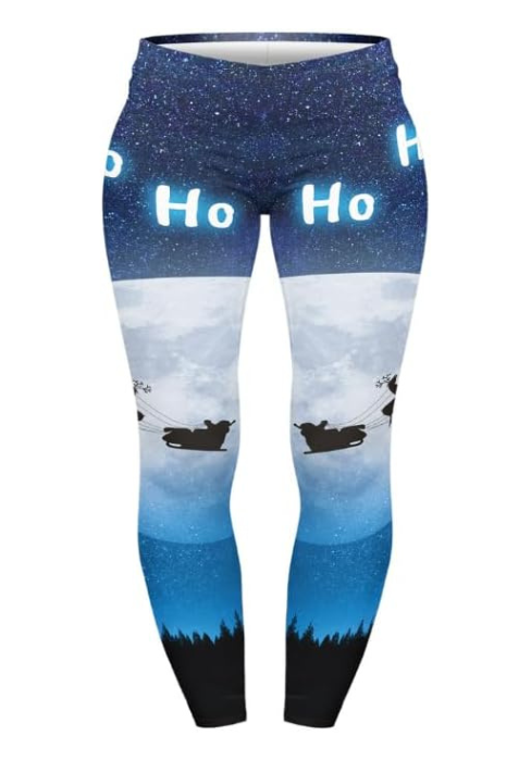 Curve Leggings (14-18 UK Size) - Over The Moon