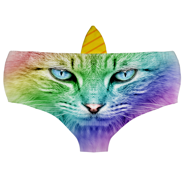 Horn Pantie - Rainbow Caticorn Horn Pantie - Kukubird-UK