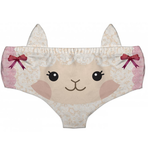 Ear Pantie - Little Lamb (6-10 UK Size) - Kukubird-UK