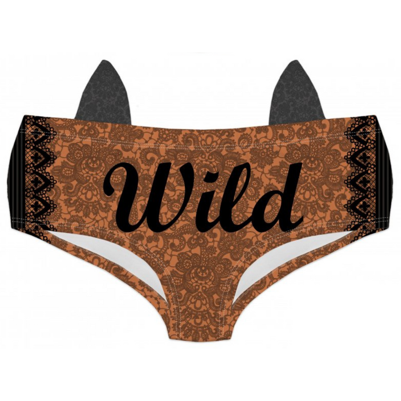 Ear Pantie - Wild Tiger (6-10 UK Size) - Kukubird-UK