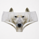 Ear Pantie - Polar Bear (6-10 UK Size) - Kukubird-UK