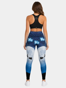 Over the Moon - Regular Leggings 8-12 - Kukubird-UK