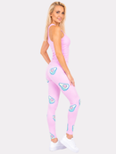 Regular Leggings (8-12 UK Size) - Avocado Pink - Kukubird-UK