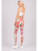 Regular Leggings (8-12 UK Size) - Pink Poly Cosmo - Kukubird-UK