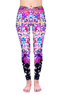 Regular Leggings (8-14 UK Size) - Glitter - Kukubird-UK
