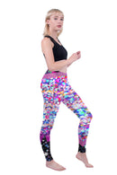 Regular Leggings (8-14 UK Size) - Glitter - Kukubird-UK