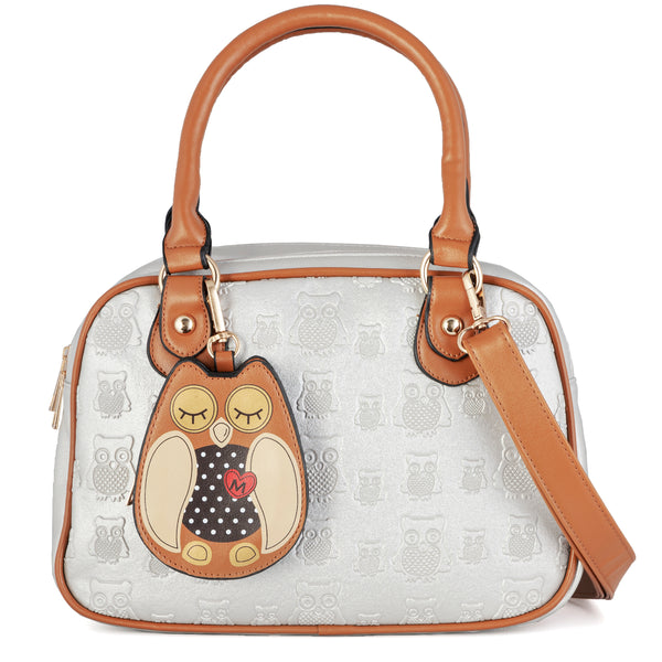 Owl Handbag - Pearl