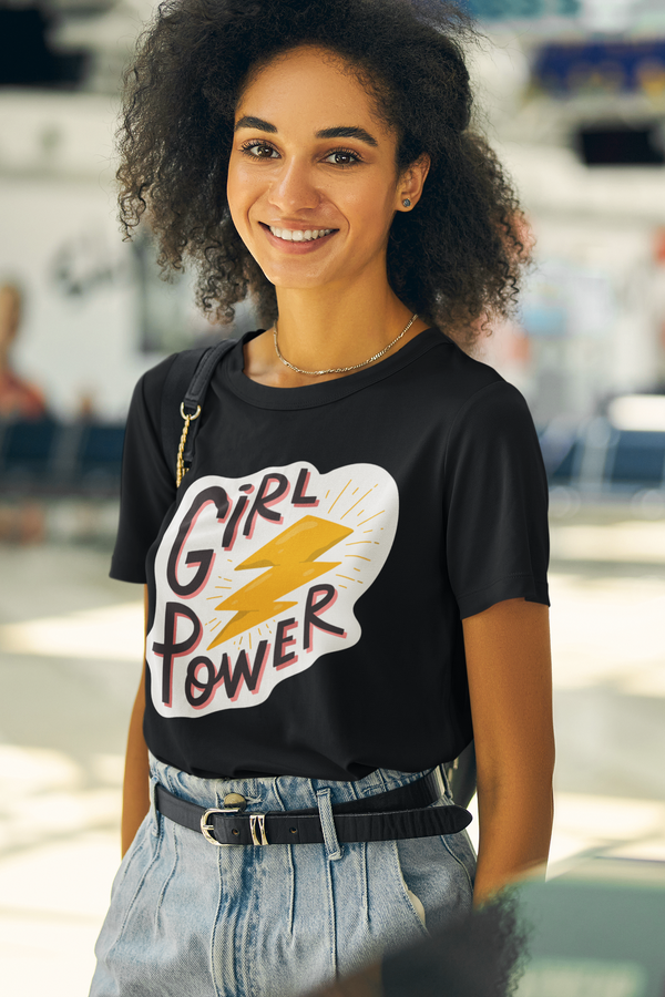 T-shirt - Girl Power Black