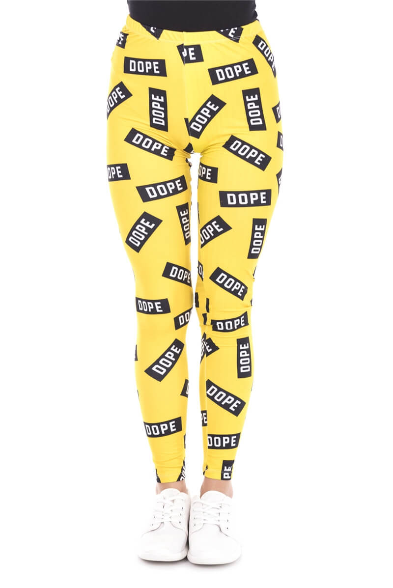 Regular Leggings (8-12 UK Size) - Dope - Kukubird-UK