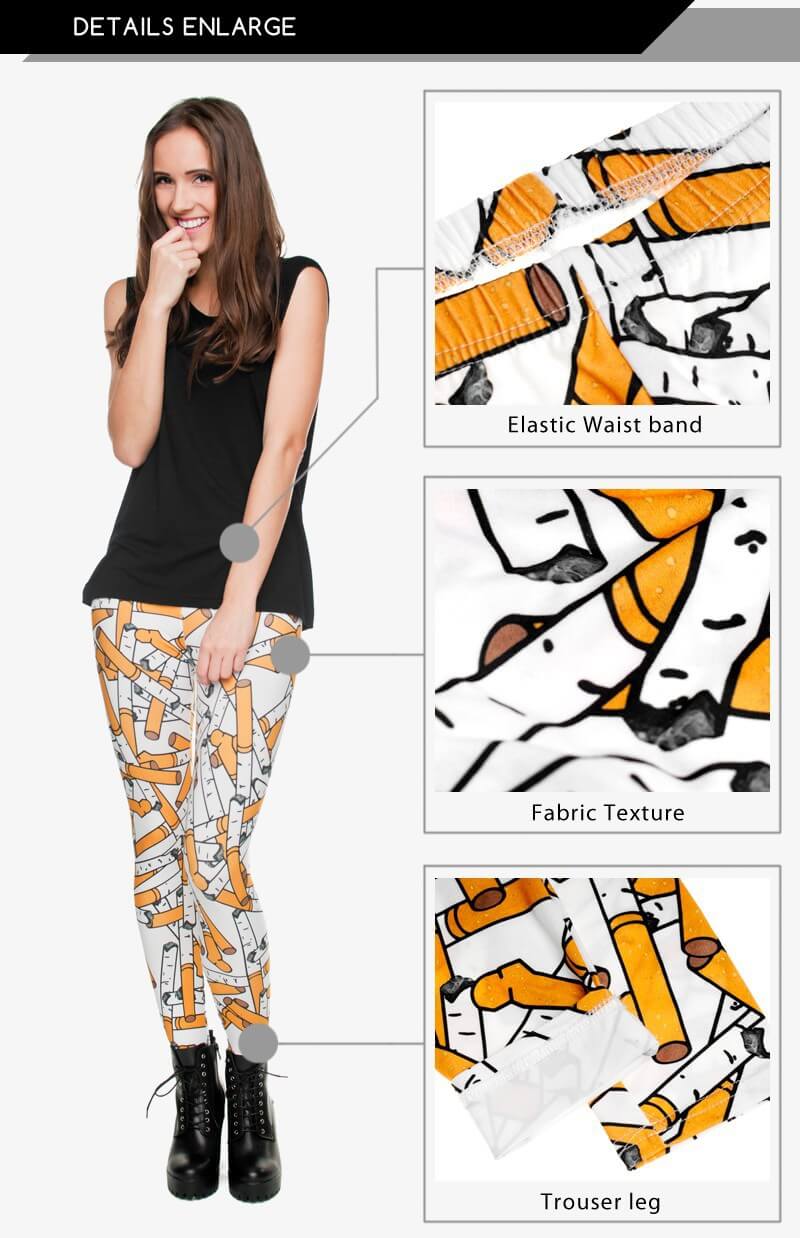 Regular Leggings (8-12 UK Size) - Cigarette - Kukubird_UK