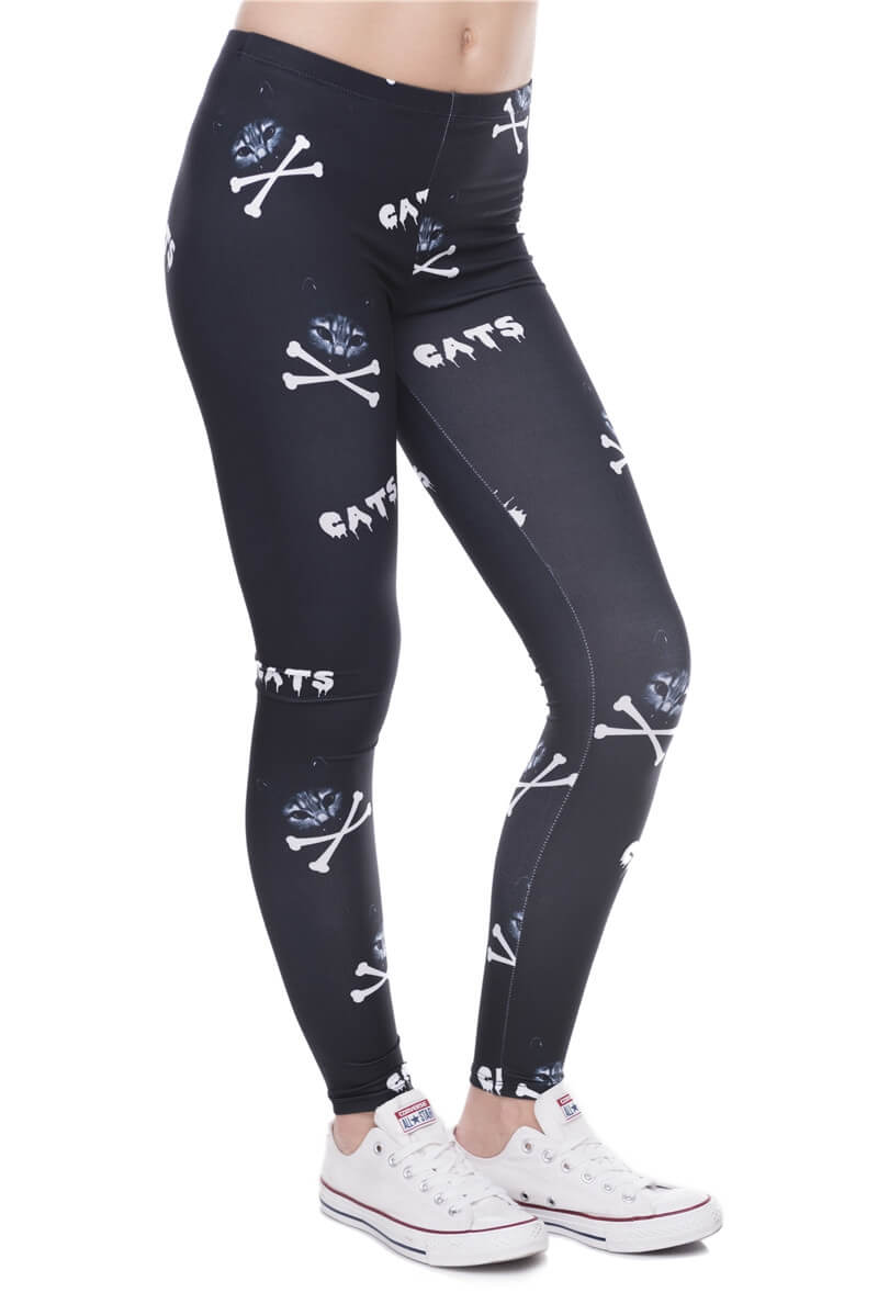 Regular Leggings (8-12 UK Size) - Cat's Poison - Kukubird-UK