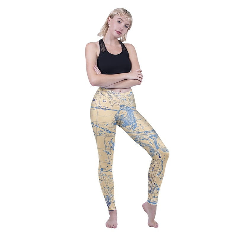 Regular Leggings (8-12 UK Size) - Aquarius - Kukubird_UK