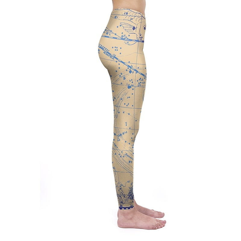 Regular Leggings (8-12 UK Size) - Aquarius - Kukubird_UK