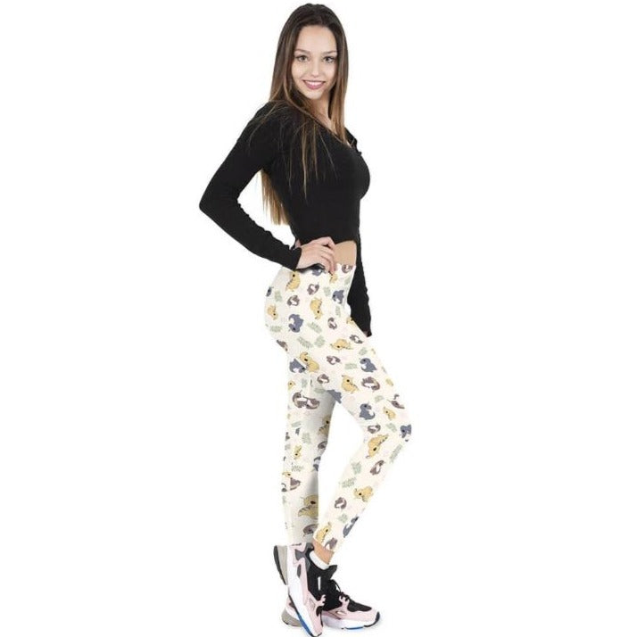 Regular Leggings (8-12 UK Size) - Dinocorn - Kukubird_UK