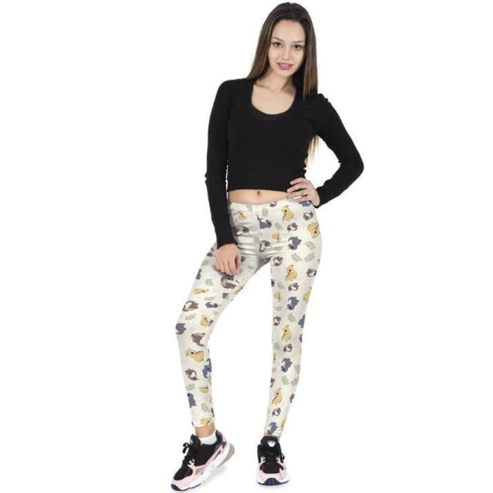 Regular Leggings (8-12 UK Size) - Dinocorn - Kukubird_UK