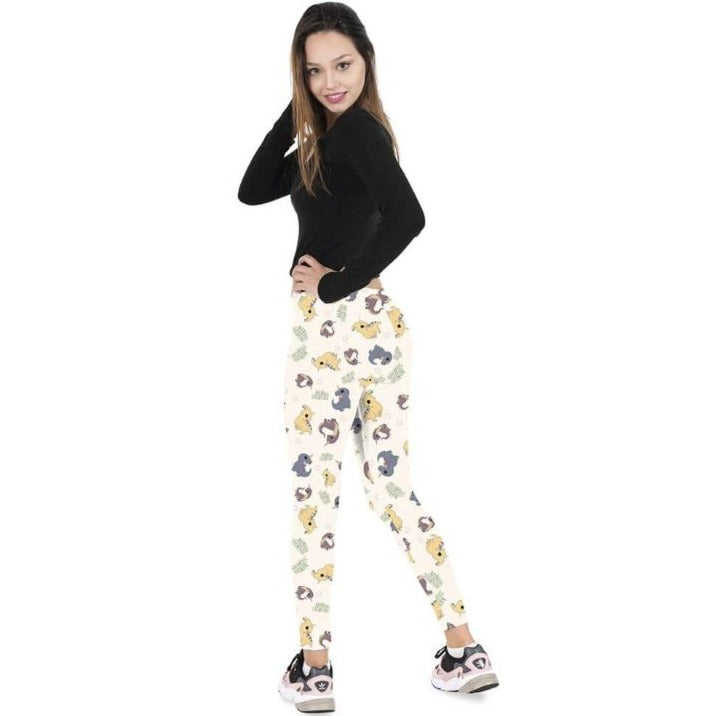 Regular Leggings (8-12 UK Size) - Dinocorn - Kukubird_UK