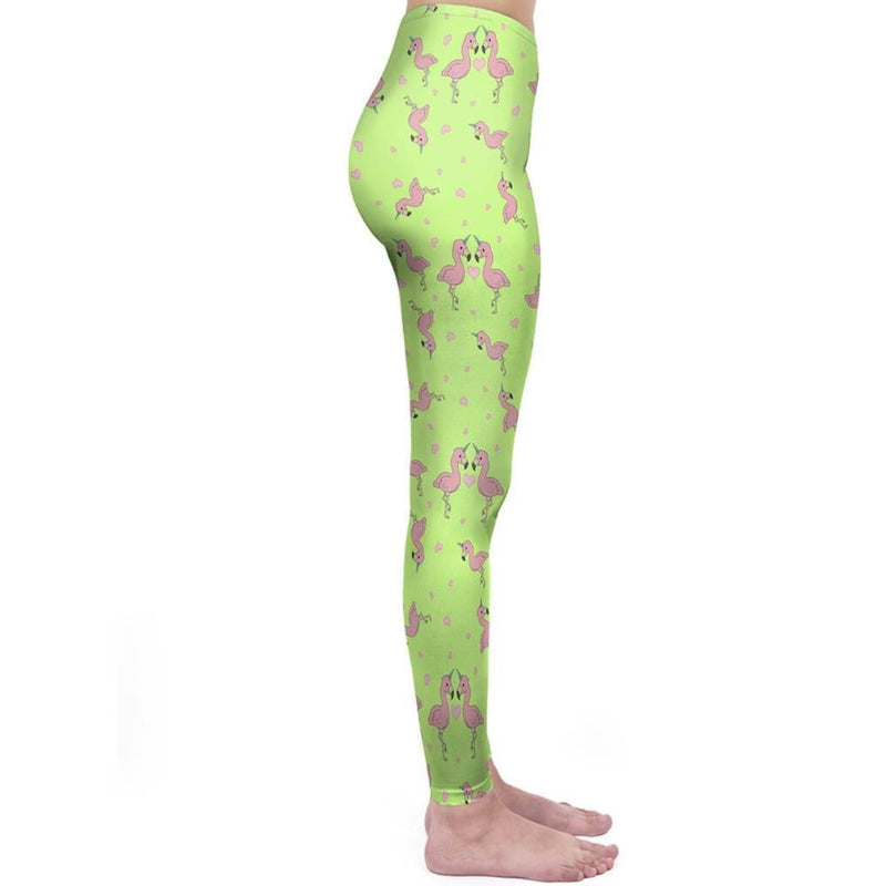 Regular Leggings (8-12 UK Size) - Flamingocorn - Kukubird_UK