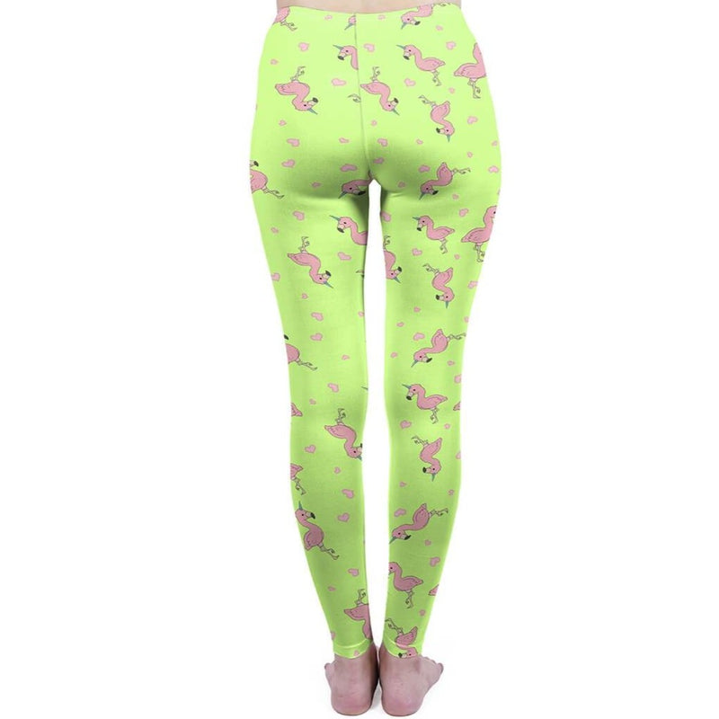 Regular Leggings (8-12 UK Size) - Flamingocorn - Kukubird_UK