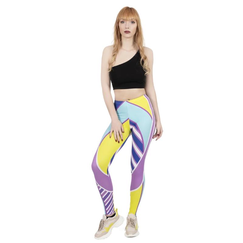 Regular Leggings (8-12 UK Size) - Fluorescent Sport - Kukubird_UK