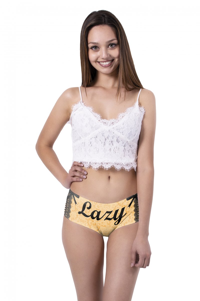 Ear Pantie - Lazy Leopard (6-10 UK Size) - Kukubird_UK