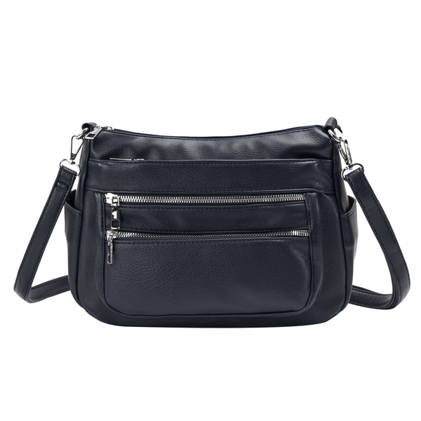The Triple Zipper Handbag