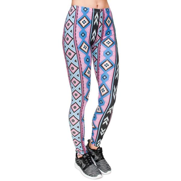 Regular Leggings (8-12 UK Size) - Aztec Folet - Kukubird-UK