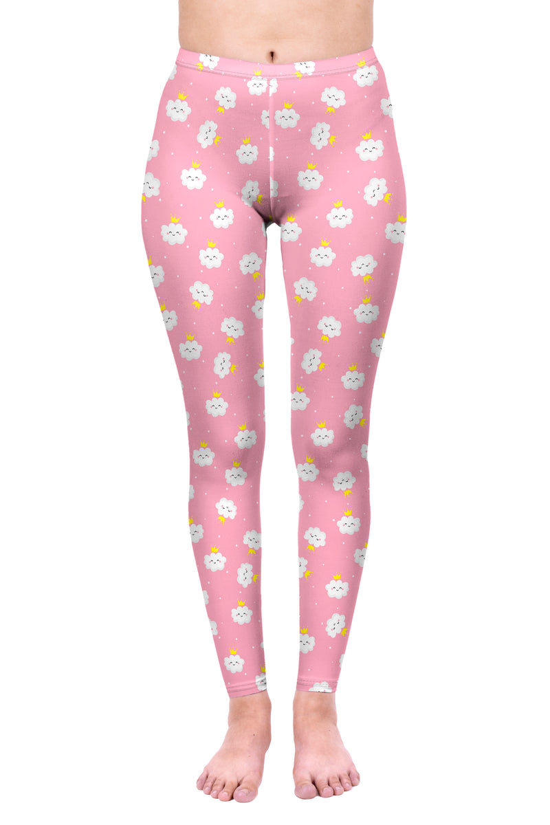 Regular Leggings (8-12 UK Size) - Princess Cloud - Kukubird_UK