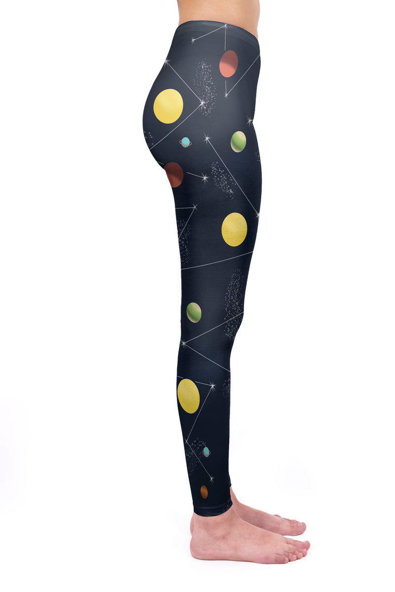 Regular Leggings (8-12 UK Size) - Blue Planet