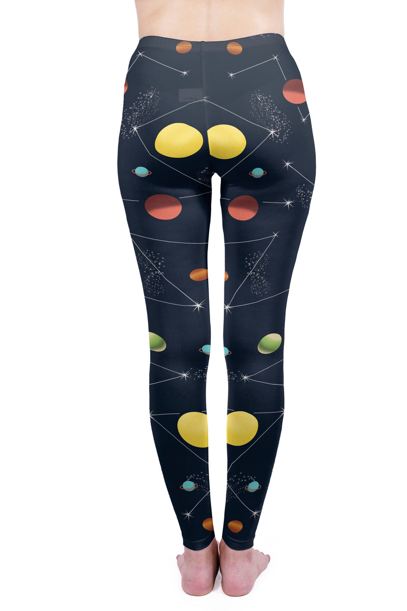 Regular Leggings (8-12 UK Size) - Blue Planet