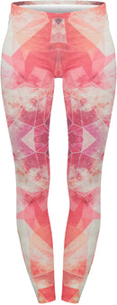 Regular Leggings (8-12 UK Size) - Pink Poly Cosmo - Kukubird-UK