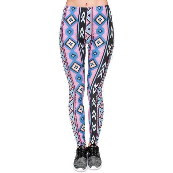 Regular Leggings (8-12 UK Size) - Aztec Folet - Kukubird-UK