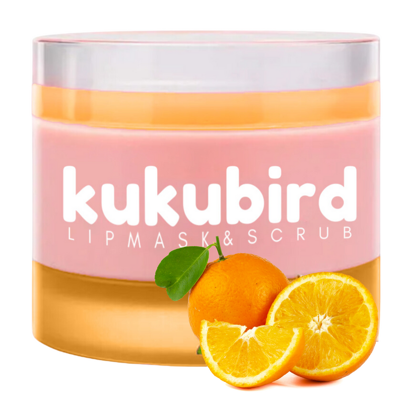 Overnight Lip Mask & Lip Scrub-Orange