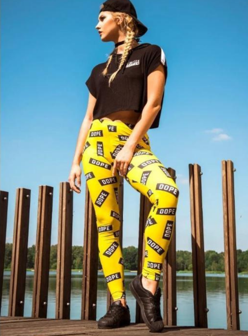 Regular Leggings (8-12 UK Size) - Dope - Kukubird-UK