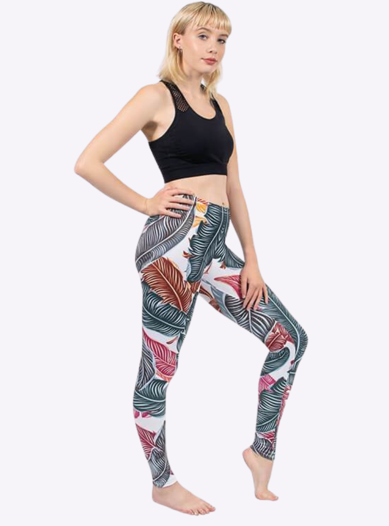 Regular Leggings (8-12 UK Size) - Cool Palms - Kukubird-UK