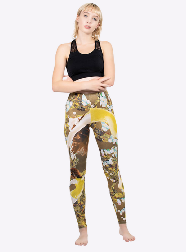 Regular Leggings (8-12 UK Size) - Dance Yellow