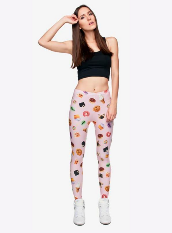 Regular Leggings (8-12 UK Size) - Cats Sweets - Kukubird-UK