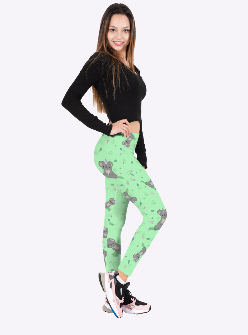 Regular Leggings (8-12 UK Size) - Koalacorn - Kukubird-UK