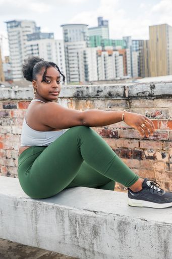 The Green Basic's High Waist Leggings - Kukubird_UK