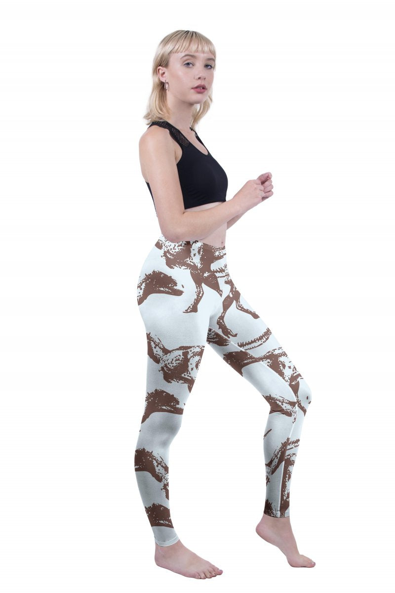 Regular Leggings (8-12 UK Size) - Walking With Dinos - Kukubird_UK