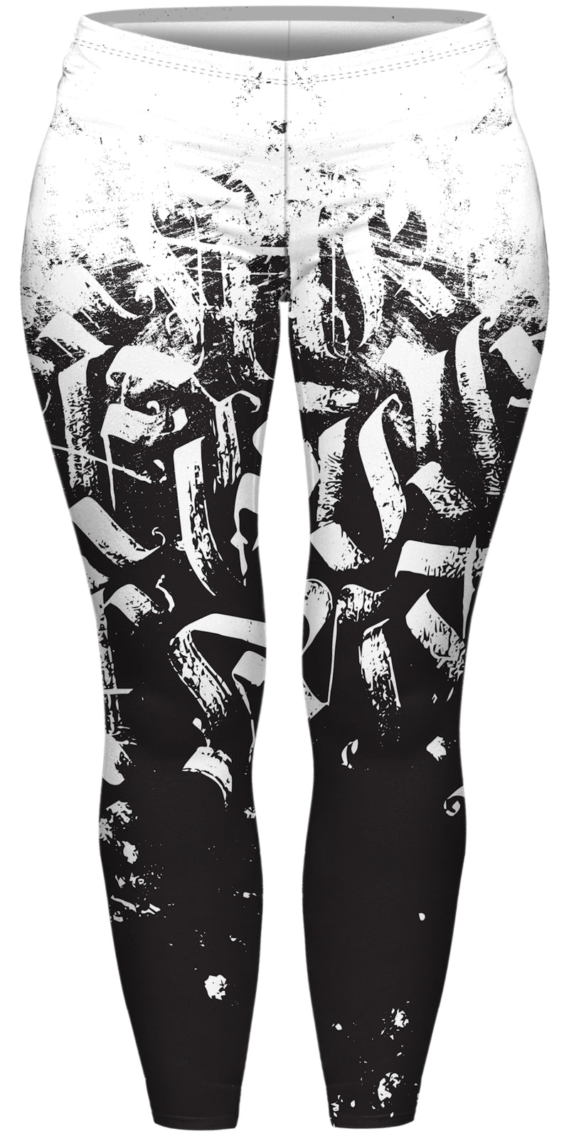 Curve Leggings (14-18 UK Size) - Graffiti Gradient